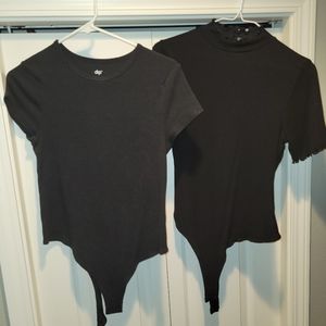 Black bodysuit bundle ASOS DIP